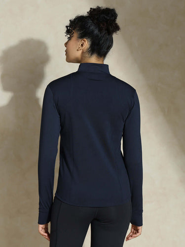 Shop-Women's Ath Runner Zip Neck Navy