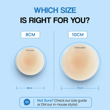 Non-Adhesive Reusable Nipple Covers (8 cm)