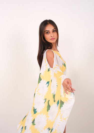 Sun Bloom Kaftan – Floral Beach Dress
