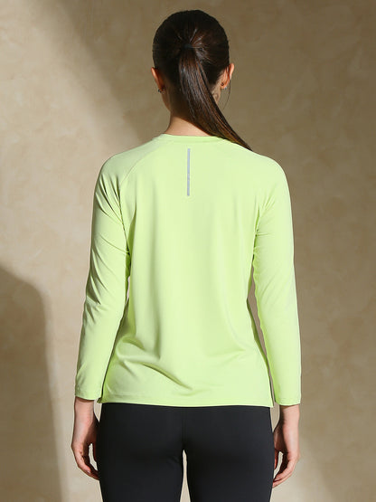 Aero TraqDry Long Sleeve Tee Lily Green