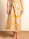 Hibiscus Sun Swim Cover - up Skirt - AOBABeachwear