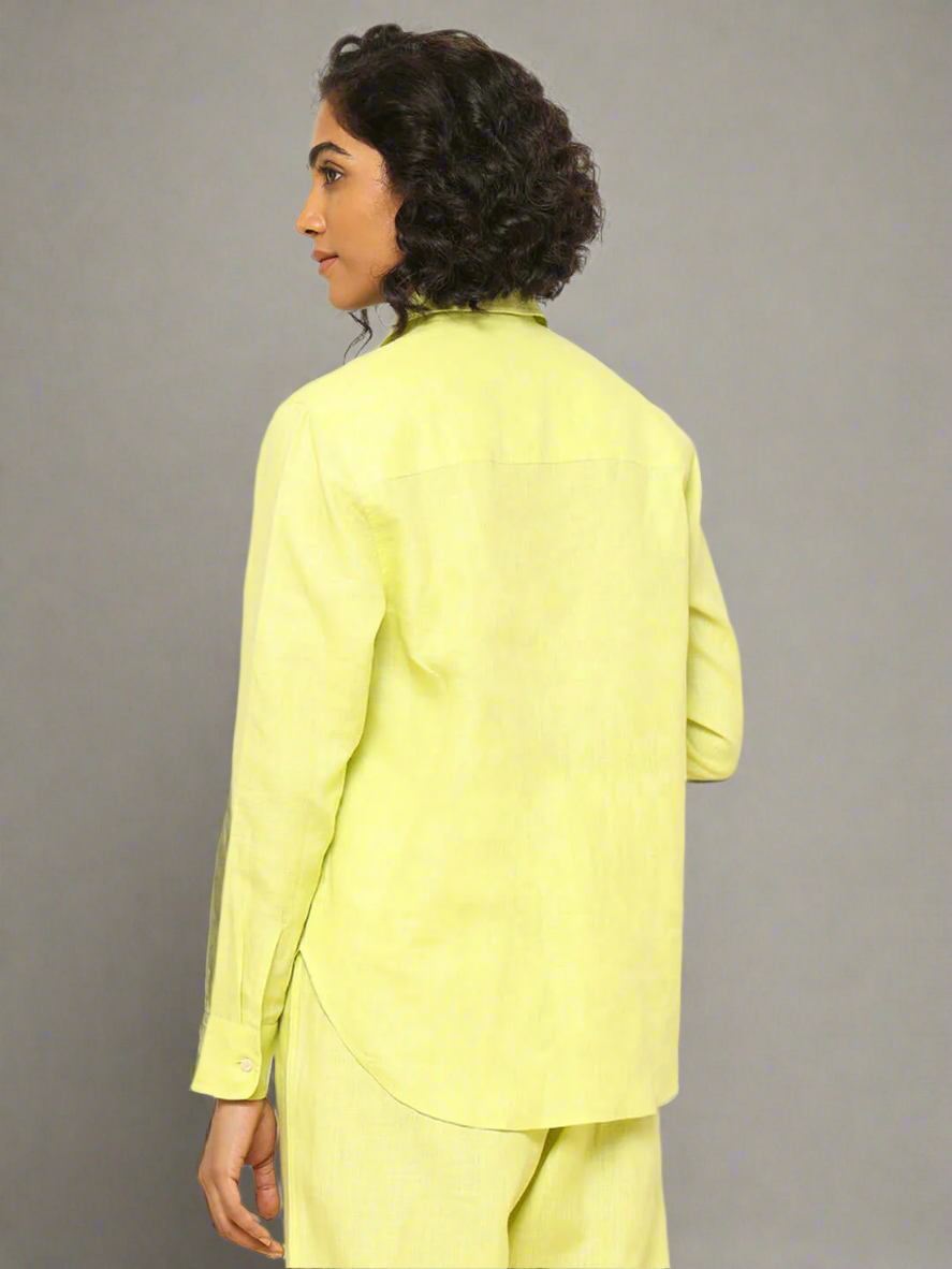 Shop-Linen Shirt Lime