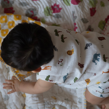 Organic Muslin Vest & Shorts Set