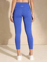 Blue luna sculpt leggings - Earthy tones activewear for Valentine's gift for her.