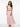Hakoba Embroidered Pink Ruched Skirt and Top Set