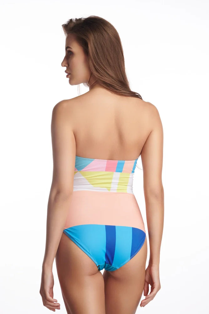 POP PRINTED BANDEAU