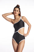 Monochrome One Shoulder