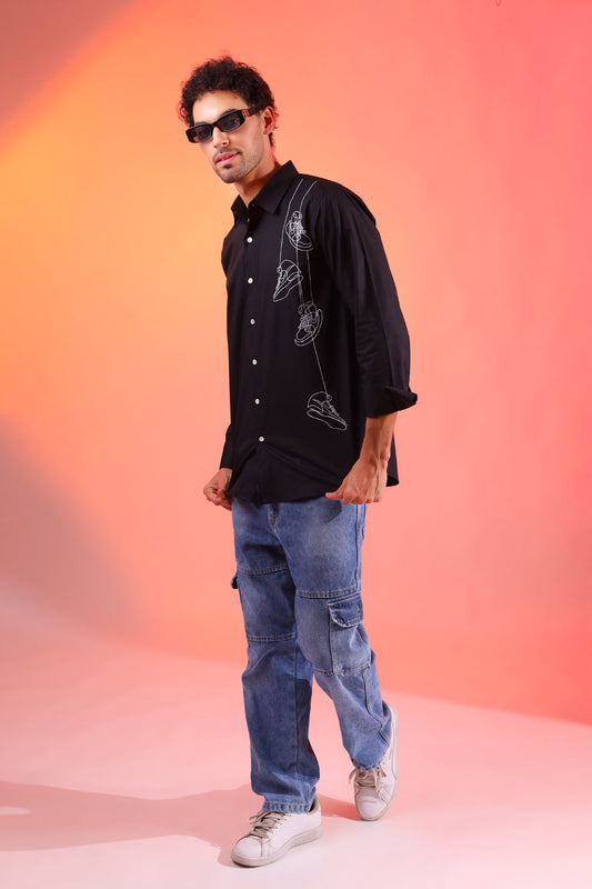 Sneakerhead Black Shirt For Men