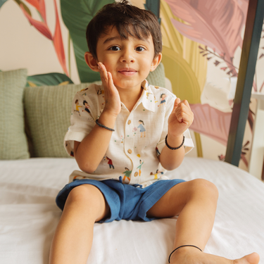 Organic Muslin Shirt & Shorts Set