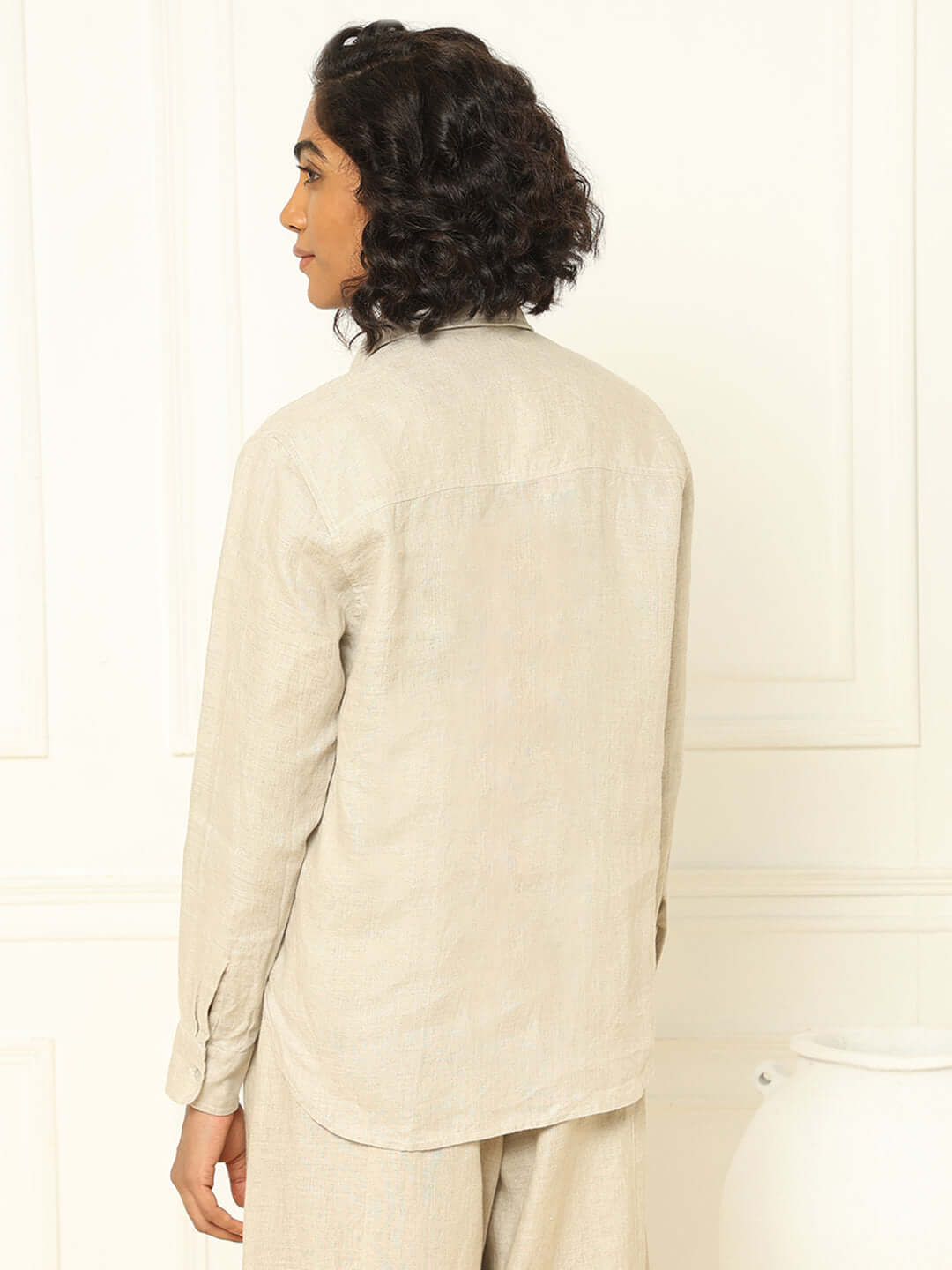 Shop-Linen Shirt Beige