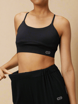 Shop-Crossback Luxe Bralette Black