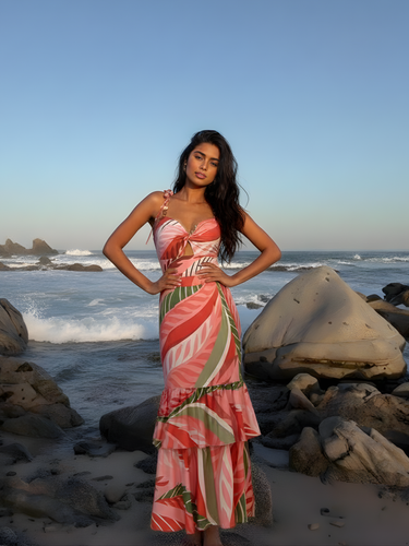 Paradise Ruffle Swimsuit & Skirt