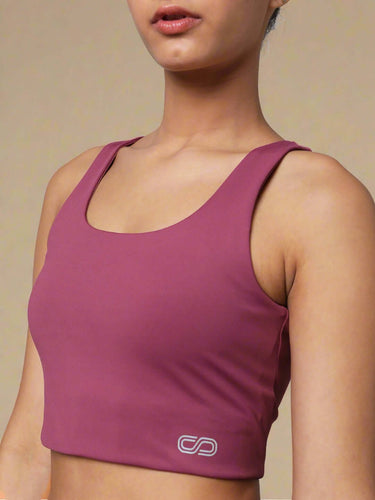 Shop-High Impact Action Bra With Clasp Tulip Wood