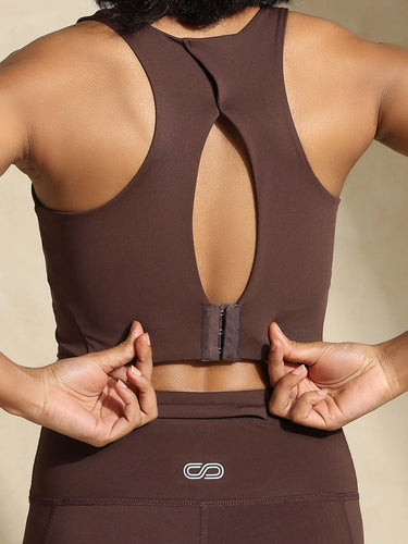 Shop-High Impact Action Bra With Clasp Java
