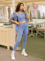 Shop-High Impact Action Bra With Clasp Cerulean