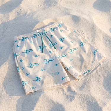 Men's Swim Shorts - Wavy