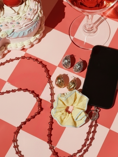 Phone Sling, Scrunchie & Earrings Accessories Set