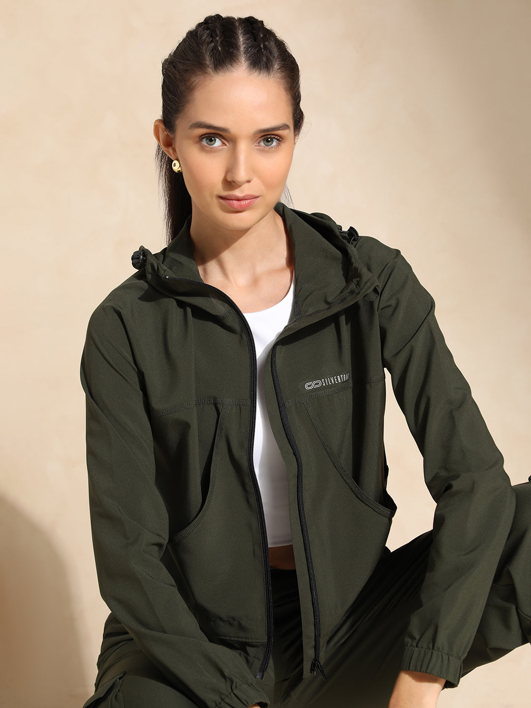 Utility Cargo Jacket Olive
