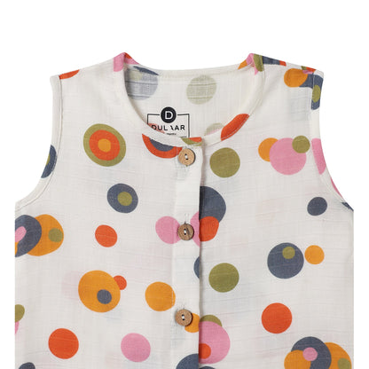 Organic Muslin Vest & Shorts Set
