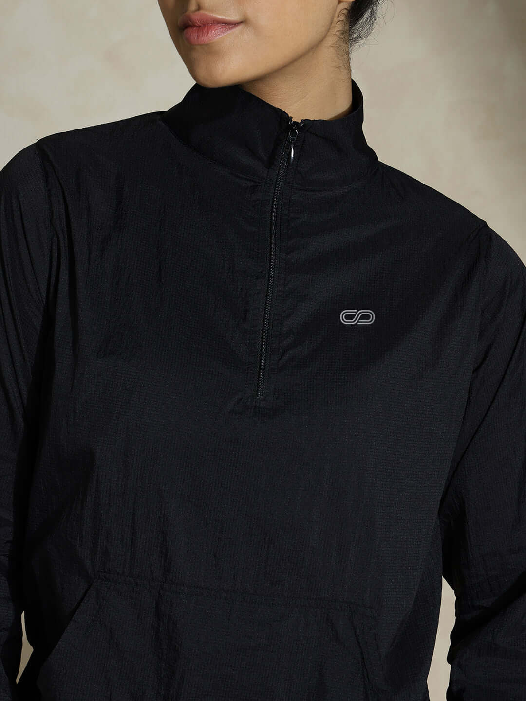 Shop-TraqLite Half Zip Performance Jacket Black