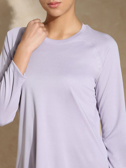 Aero TraqDry Long Sleeve Tee Lilac