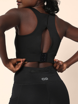 Shop-High Impact Action Bra With Clasp Black