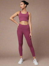 Shop-High Impact Action Bra With Clasp Tulip Wood