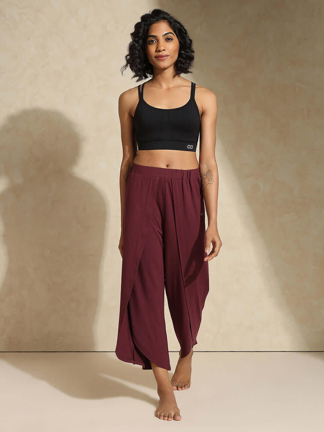 Shop-Yoga Tulip Pants Plum