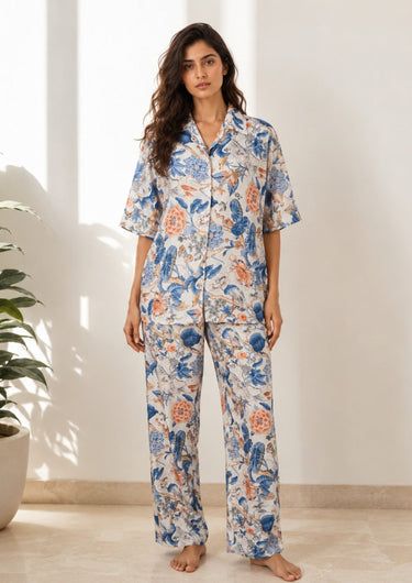 Bluehaven - Satin pajama set