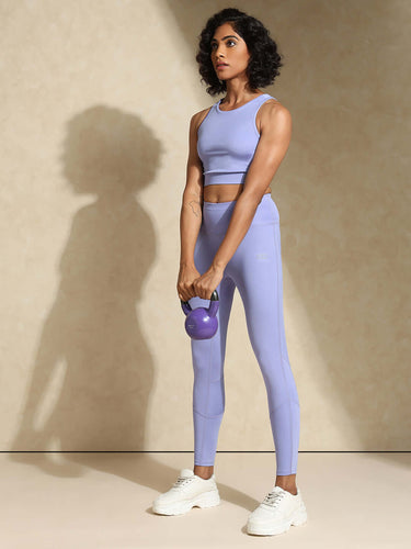 Shop-Padded Cross Back Crop Top Periwinkle