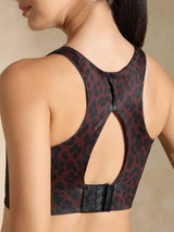 Shop-Leopard  High Impact Action Bra With Clasp