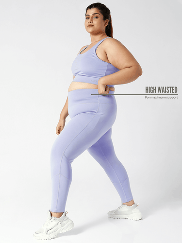 Shop-Ath Perform 7/8 High Waist Leggings Periwinkle Plus