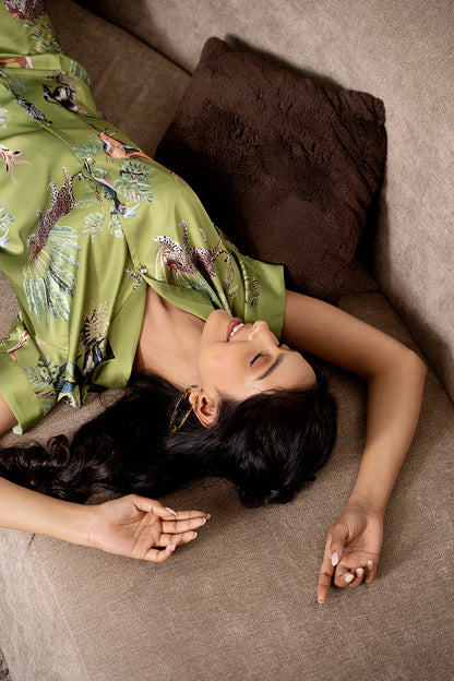 Luxe Jungle Superior Satin Lounger
