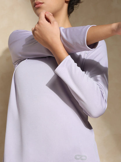 Aero TraqDry Long Sleeve Tee Lilac