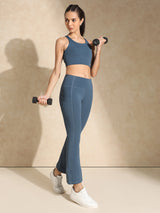 Shop-Luna Sculpt Flare Pants Aegean Blue
