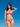 Hawaiian Raspberry Pink Halter Bikini Set