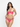 Hawaiian Raspberry Pink Halter Bikini Set