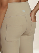 Shop-TraqLite Flare Pants Almond Beige