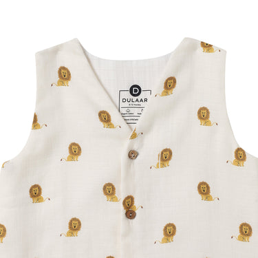 Organic Muslin Vest & Shorts Set