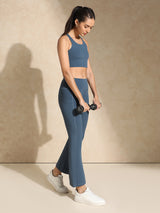 Shop-Luna Sculpt Flare Pants Aegean Blue