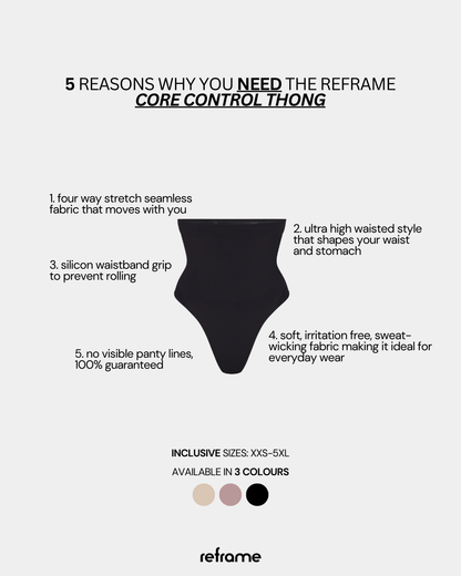 Core Control Thong