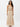 Hakoba Embroidered Beige Ruched Skirt and Top Set