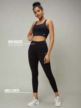 Shop-Ath Perform 7/8 High Waist Leggings Black