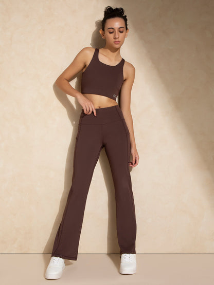 Luna Sculpt Flare Pants Java