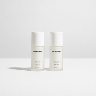 Aloe Vera Cucumber + Amber Wood Deodorant Duo Set