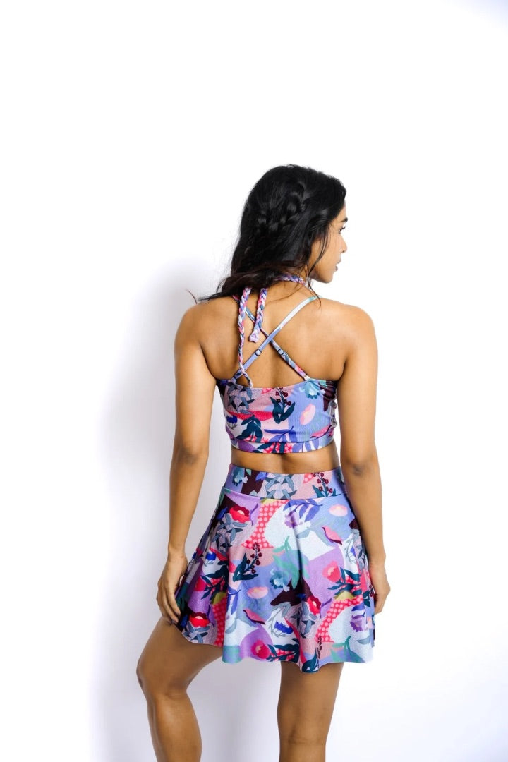 Gardenia Print 2-Piece Swimsuit