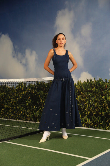 Mirra Long Denim Dress