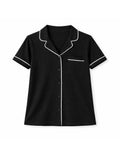 Women's Black Lounge Top