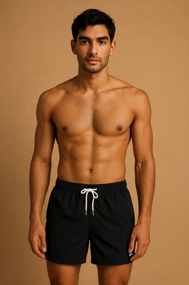 Men's Swim Shorts - Borne Black