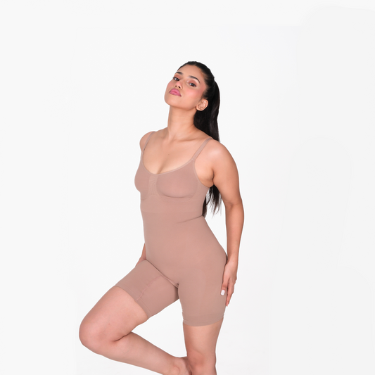 Butt Lifting Mid Thigh Bodysuit